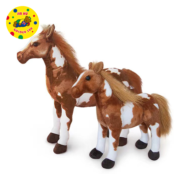 Custom wholesale realistic horse plush toys zoo animal toys Buy Custom wholesale realistic